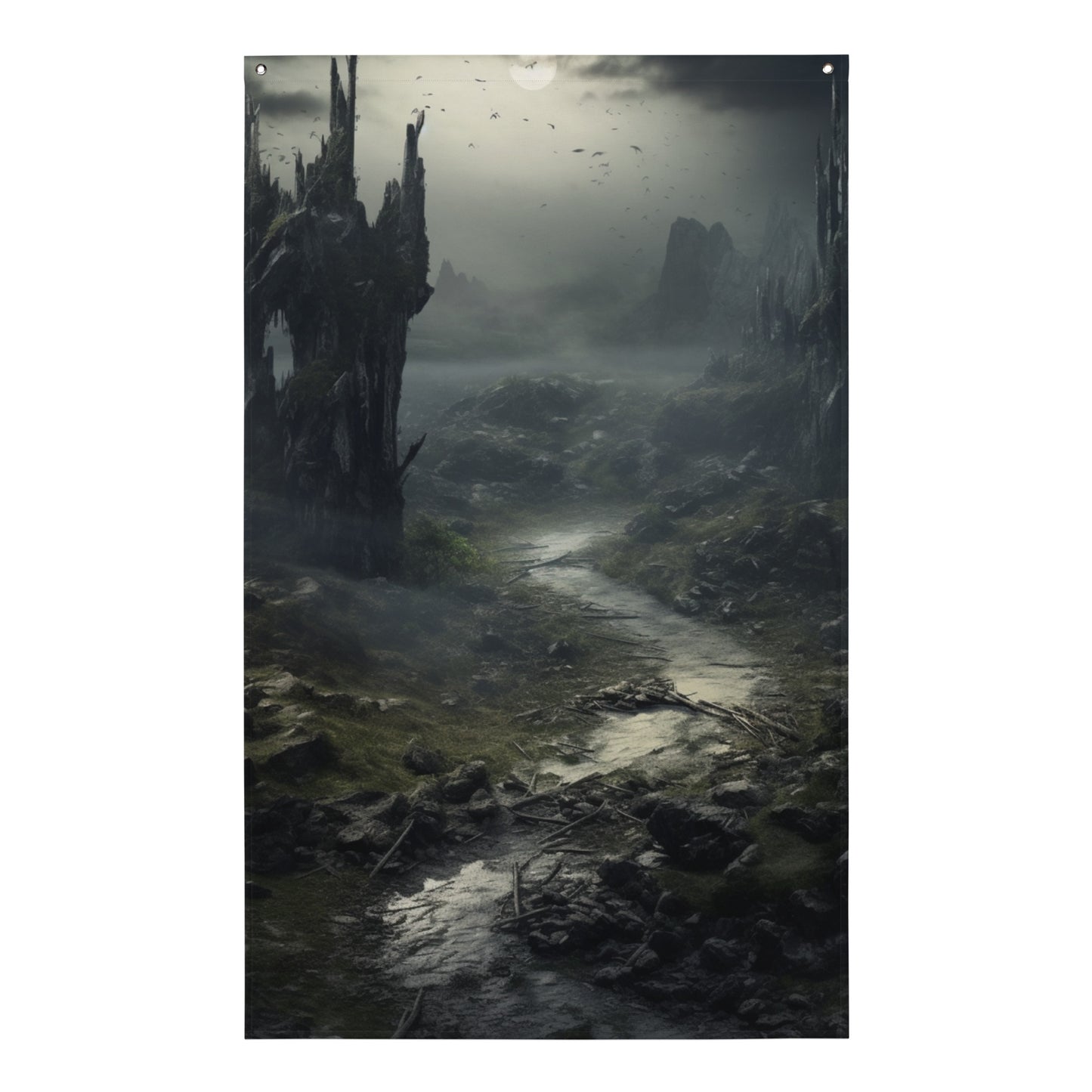 "Deadwood Swamp Lands" Vertical Flag