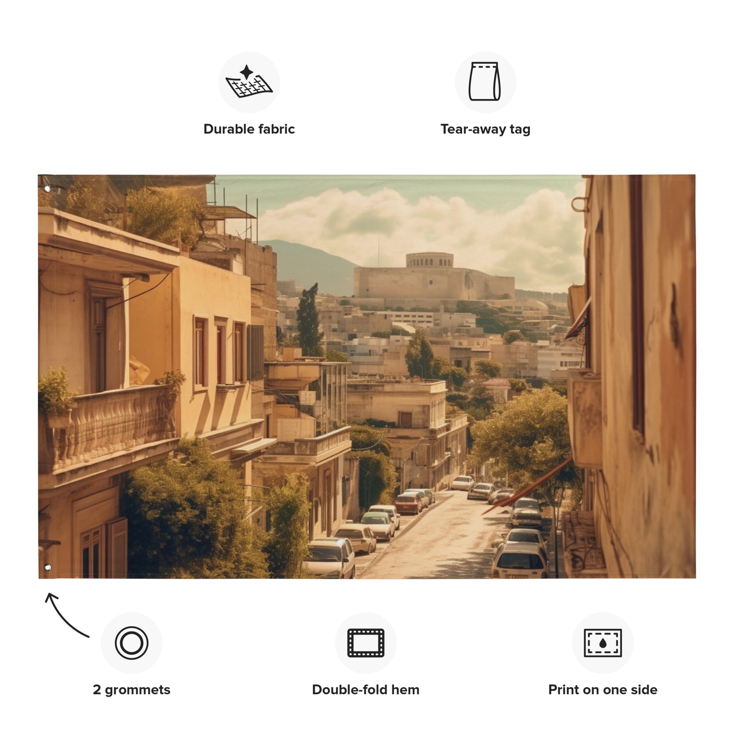 "Villas in Europe" Horizontal Flag