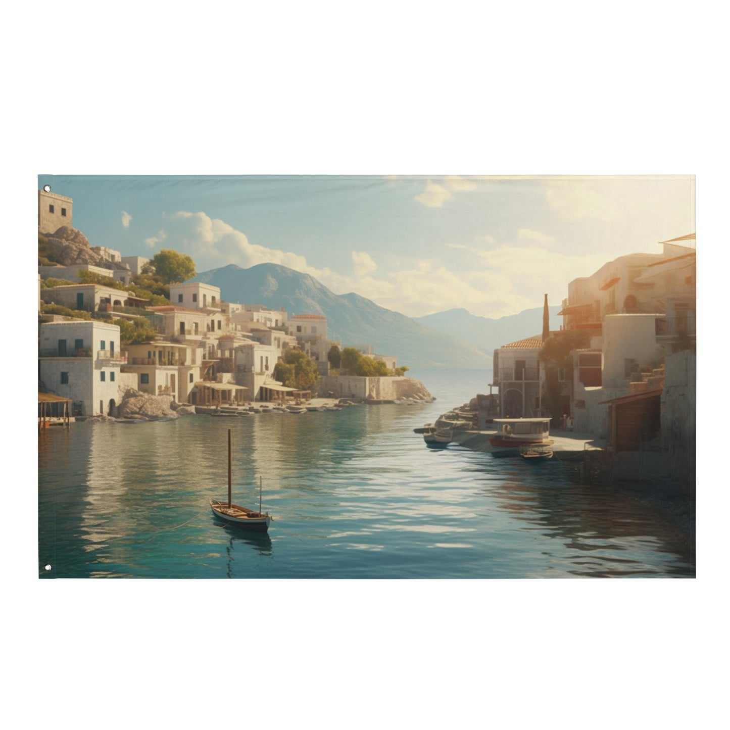 "Water Homes" Horizontal Flag