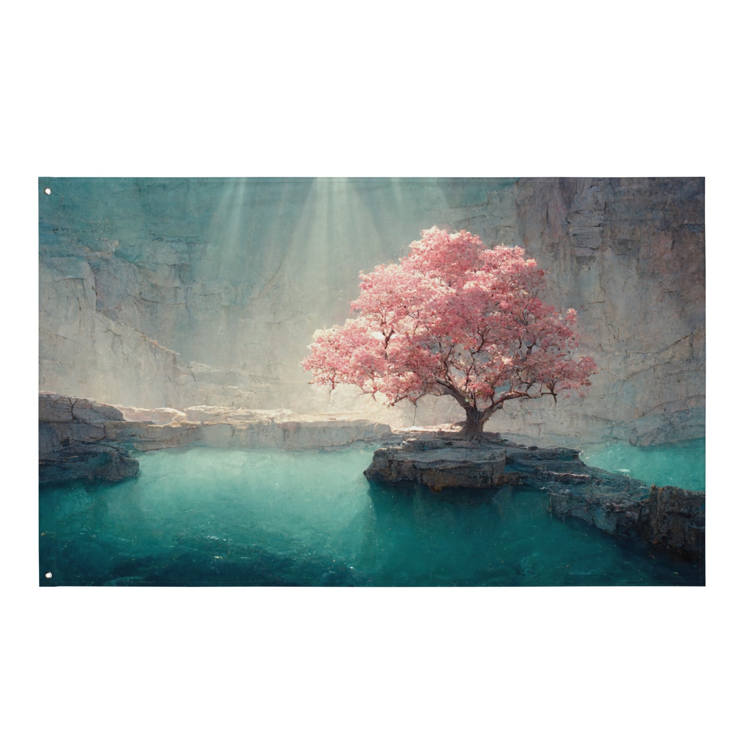 "Cherry Tree" Horizontal Flag