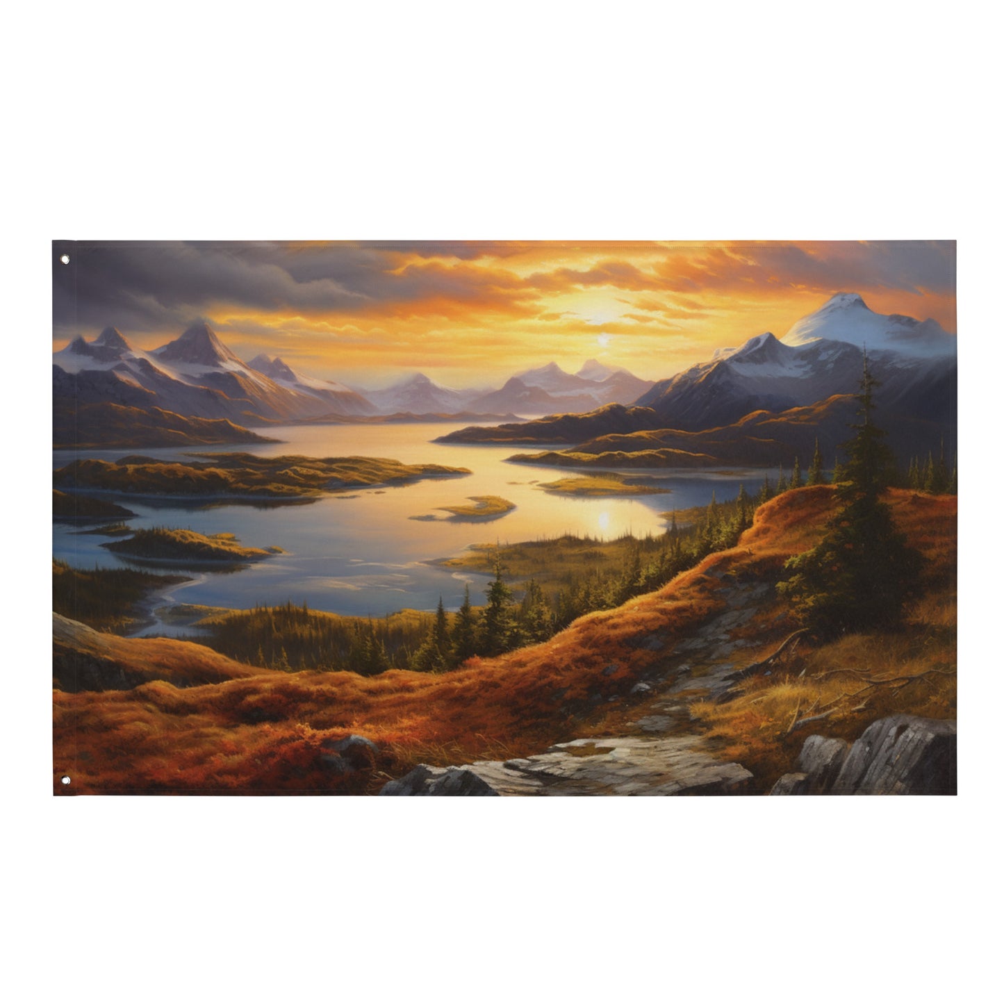 "Sunset West" Horizontal Flag