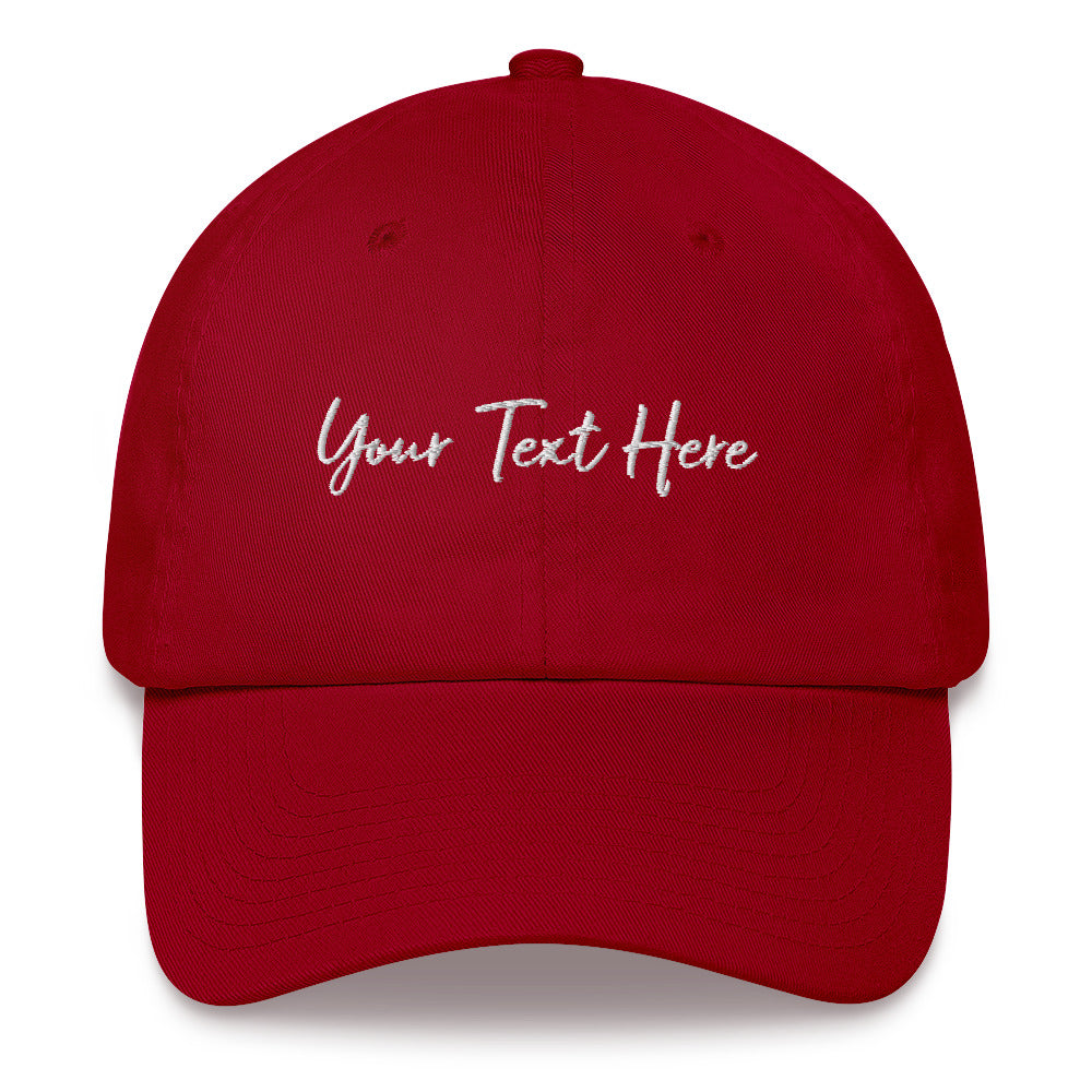Customizable Dad Hat - Embroidery