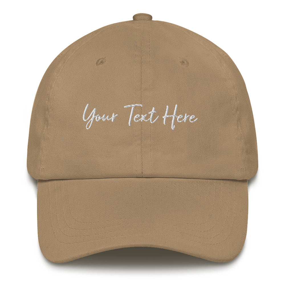 Customizable Dad Hat - Embroidery