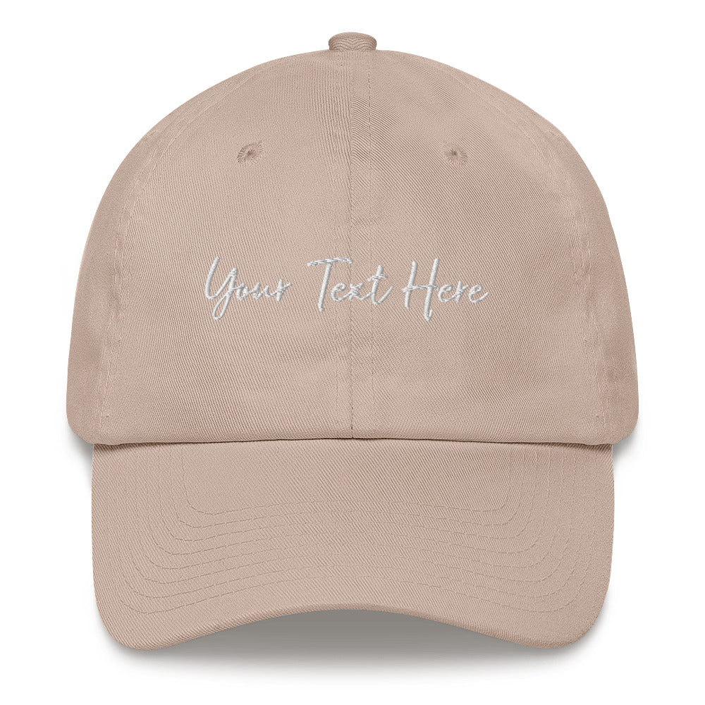 Customizable Dad Hat - Embroidery