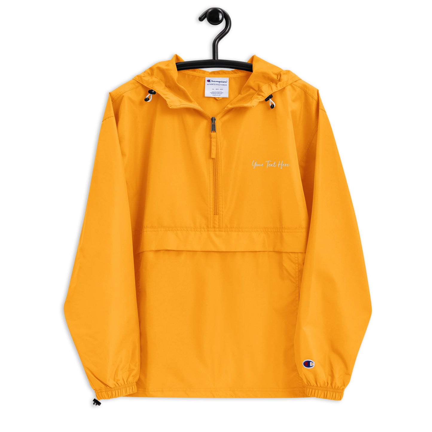 Customizable Champion Packable Jacket - Embroidery