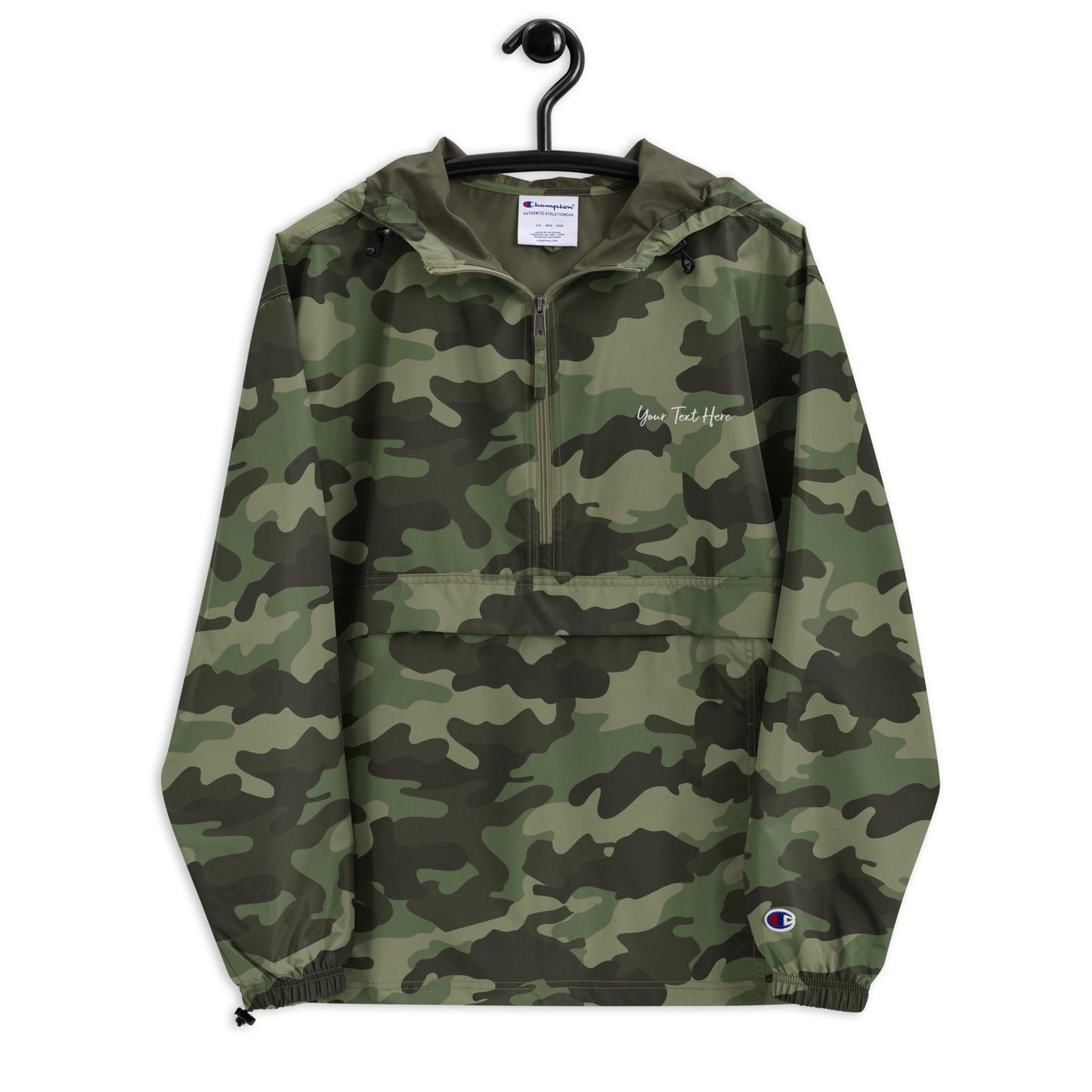 Customizable Champion Packable Jacket - Embroidery