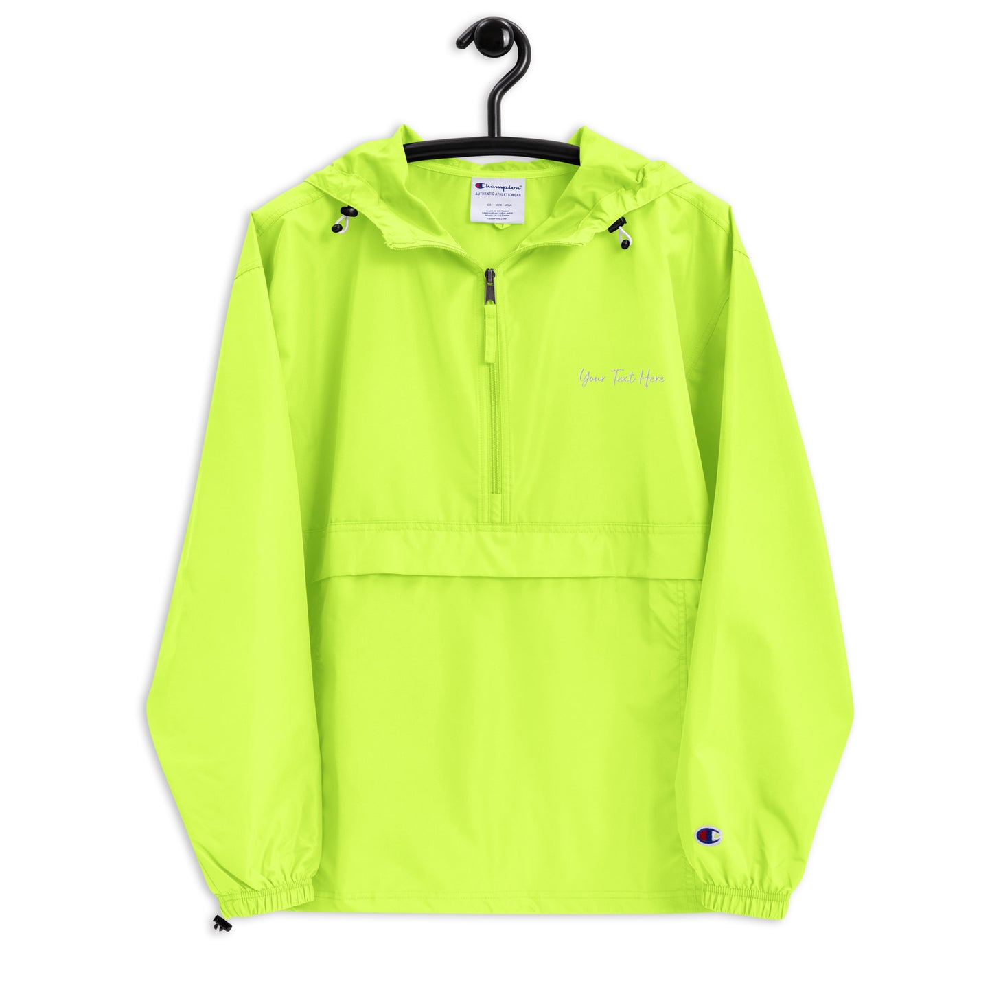 Customizable Champion Packable Jacket - Embroidery