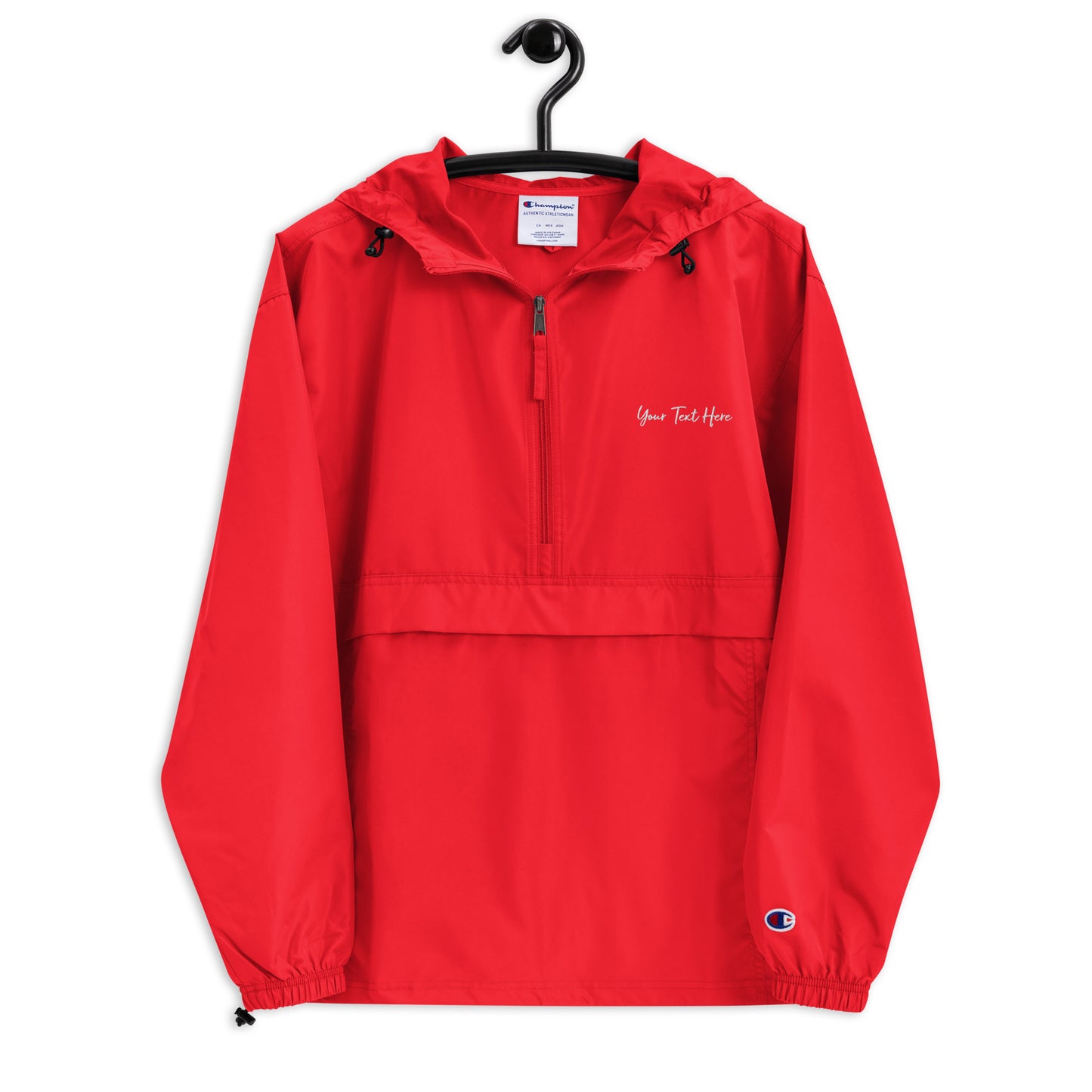 Customizable Champion Packable Jacket - Embroidery