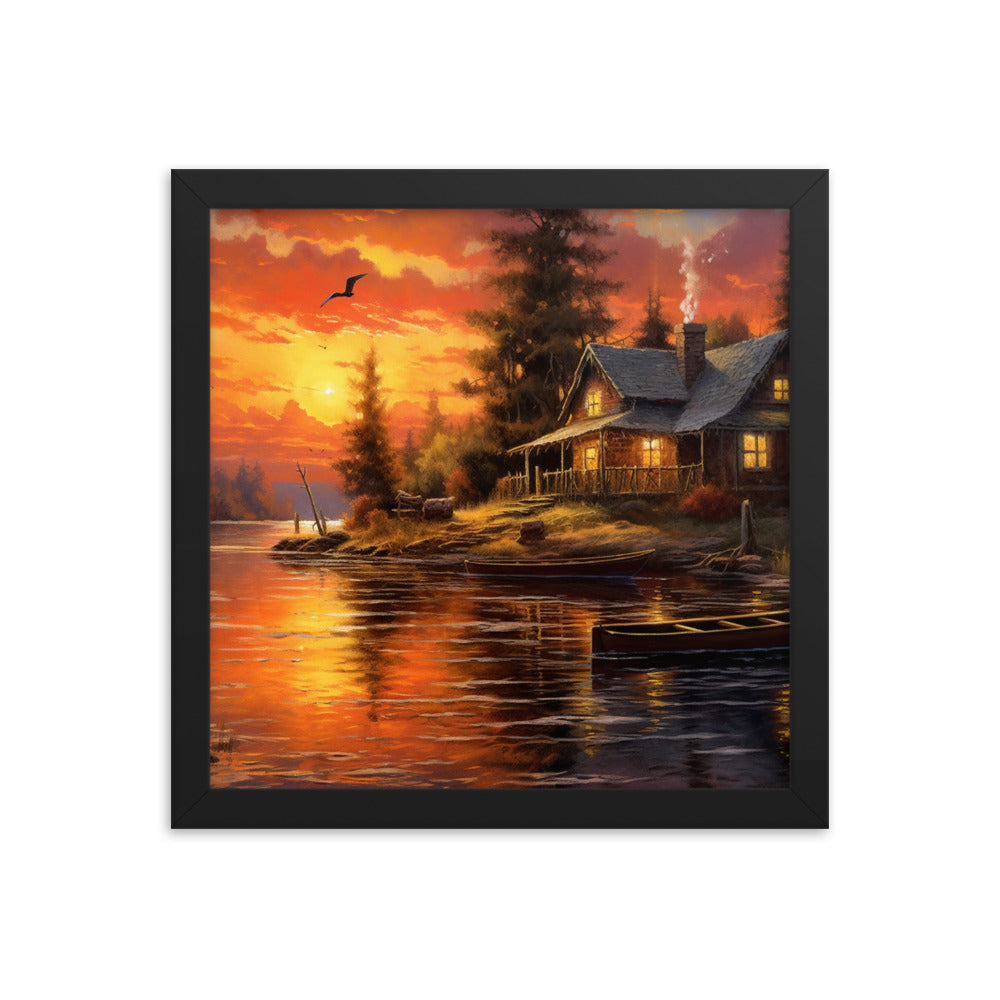 Customizable Framed Poster (Horizontally)