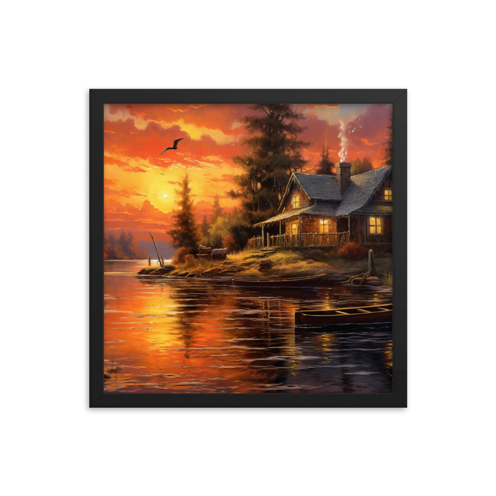 Customizable Framed Poster (Horizontally)