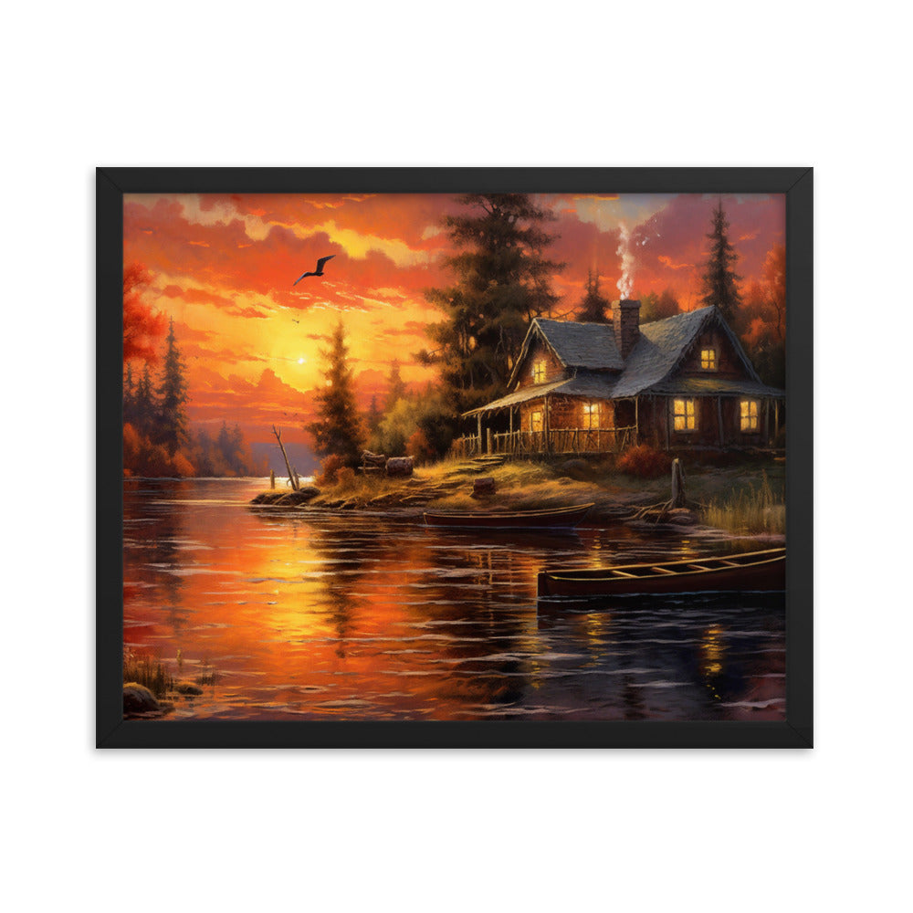 Customizable Framed Poster (Horizontally)