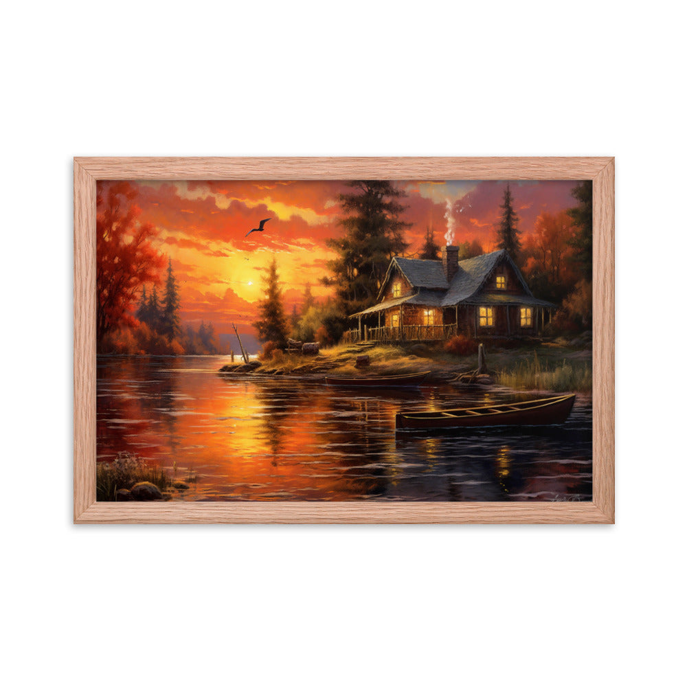 Customizable Framed Poster (Horizontally)