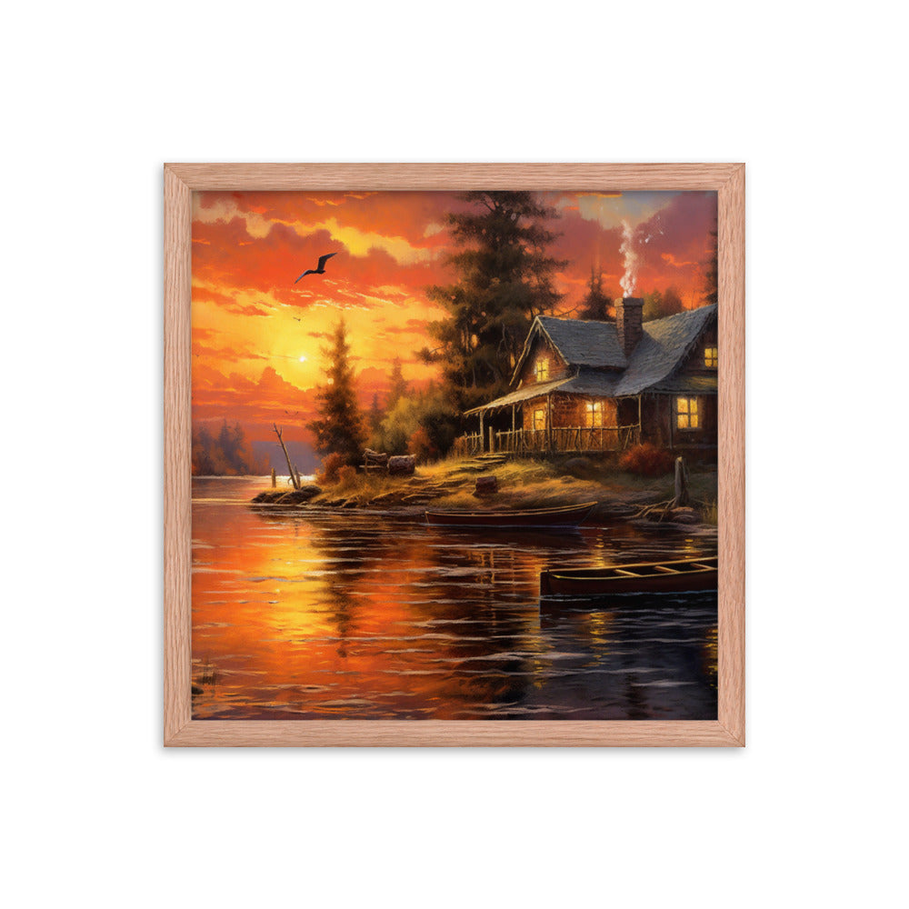 Customizable Framed Poster (Horizontally)