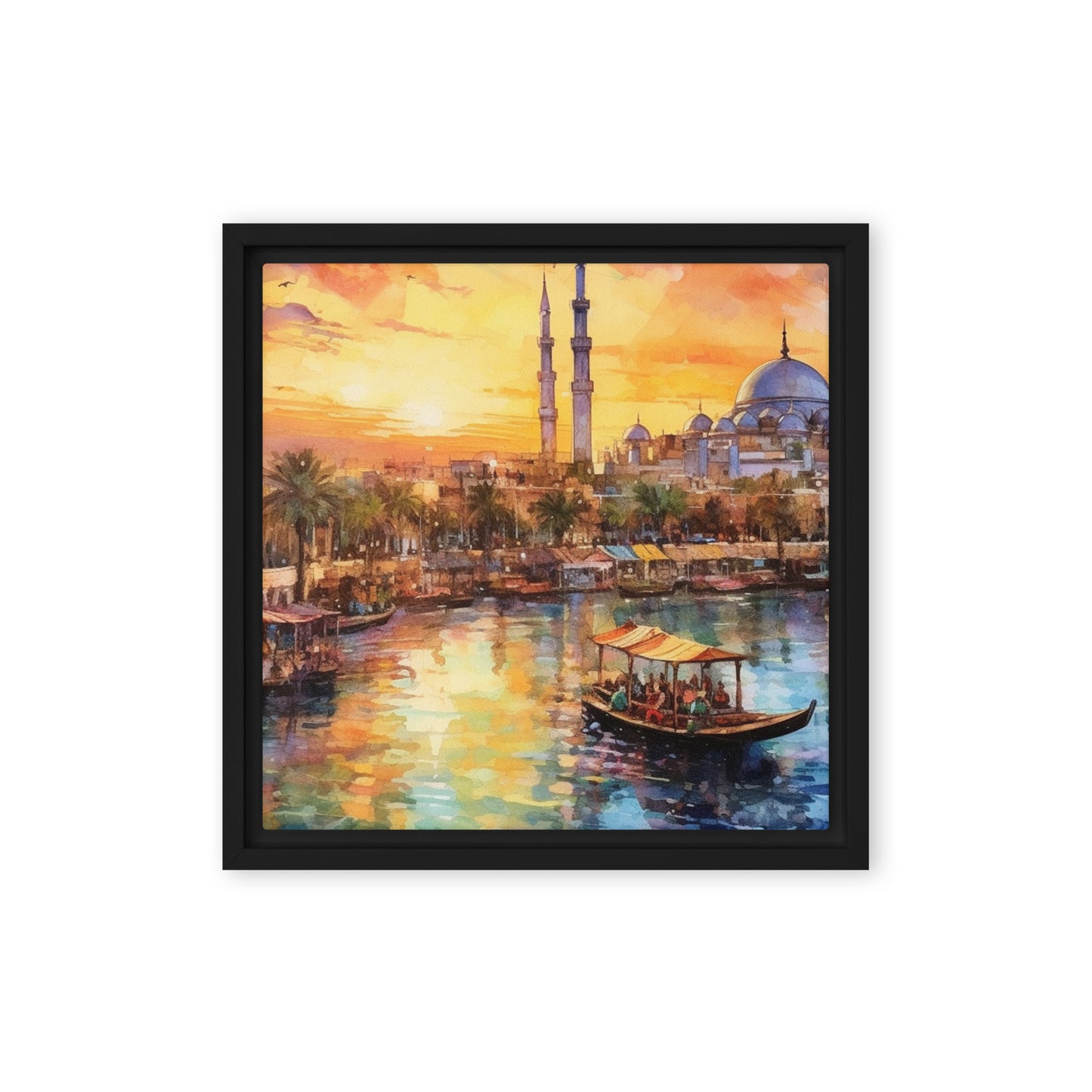 Customizable Framed Canvas (Horizontally)