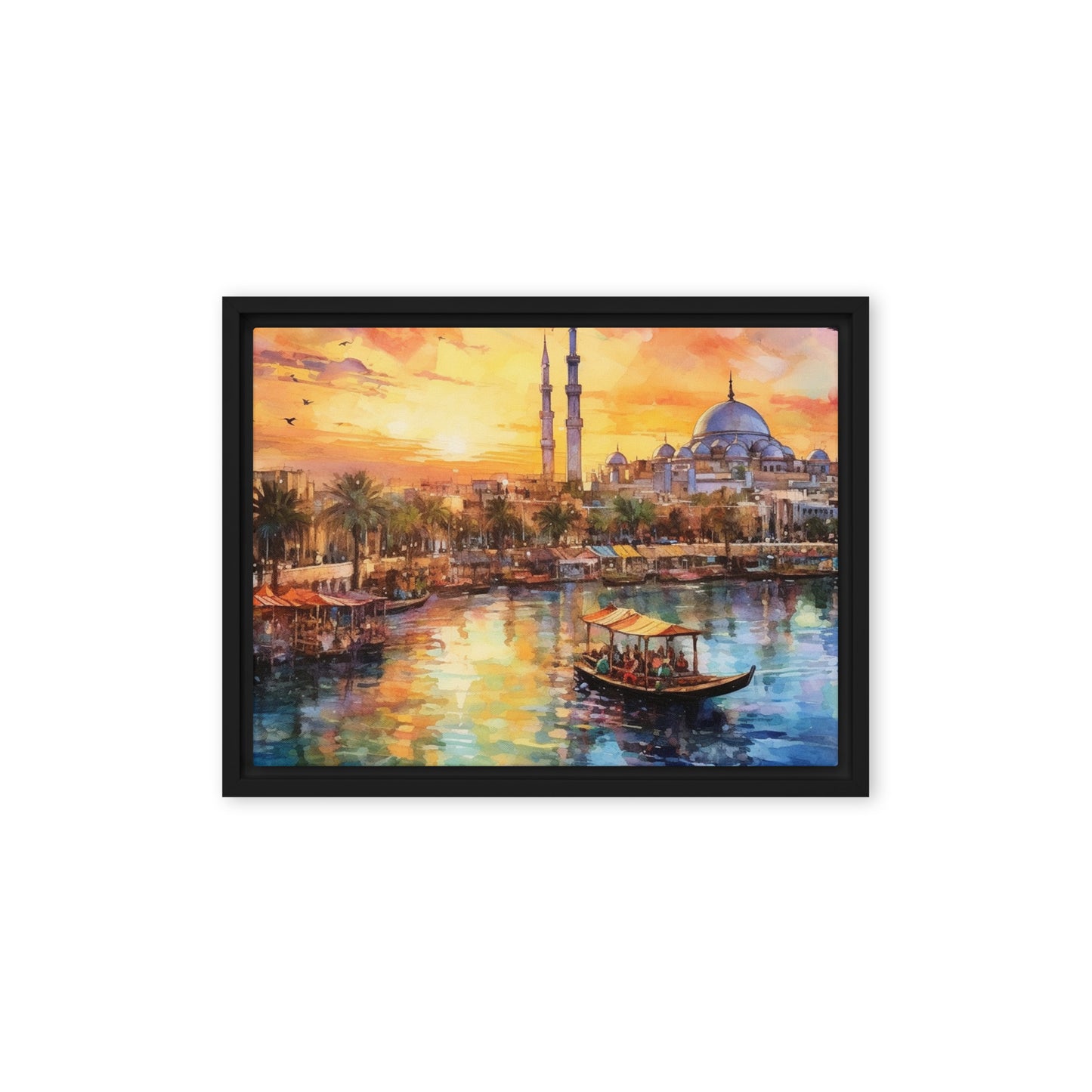Customizable Framed Canvas (Horizontally)