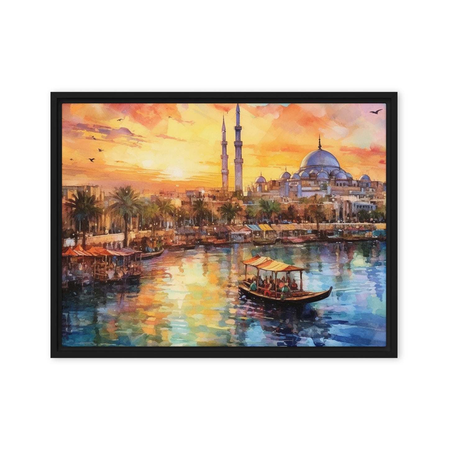 Customizable Framed Canvas (Horizontally)