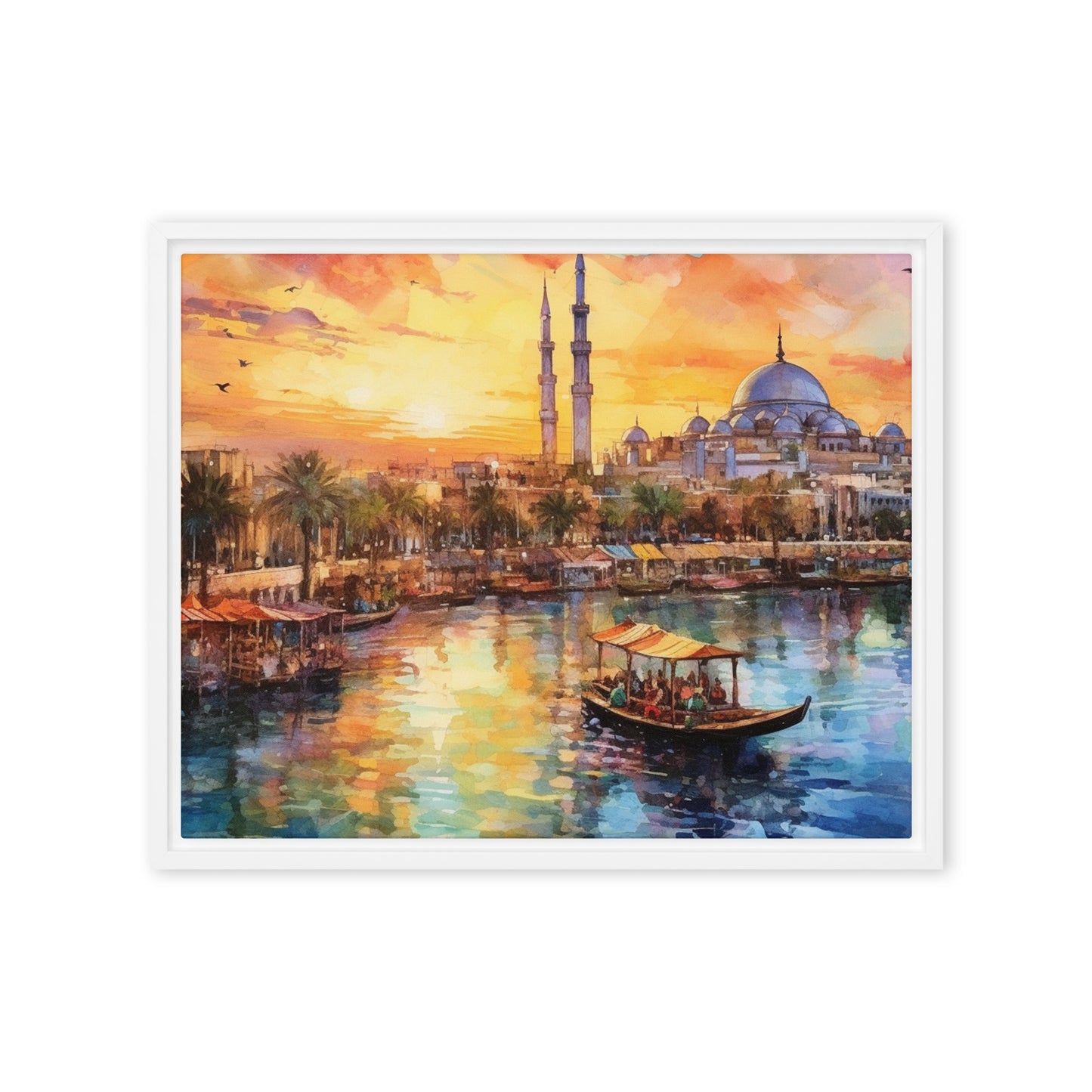 Customizable Framed Canvas (Horizontally)
