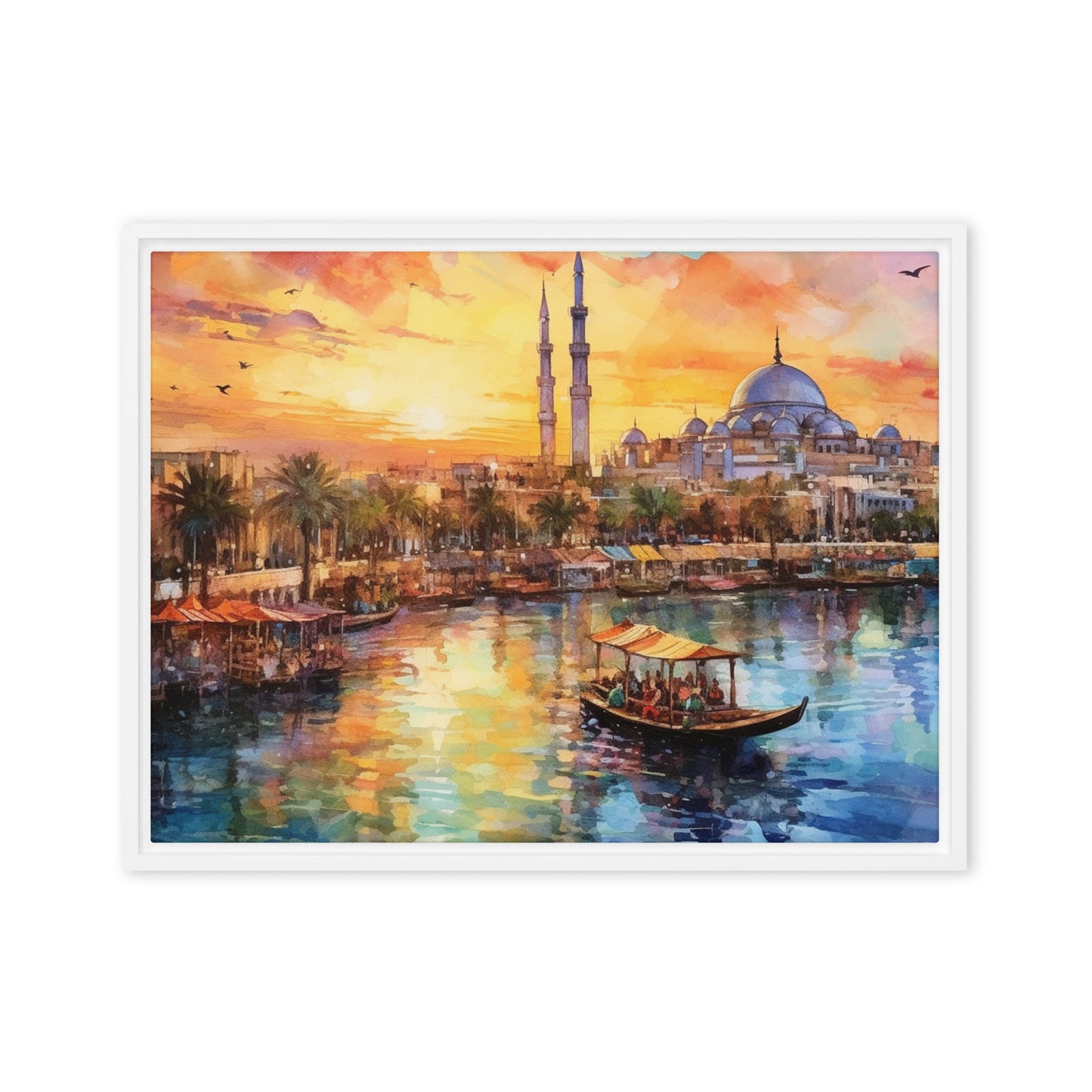 Customizable Framed Canvas (Horizontally)