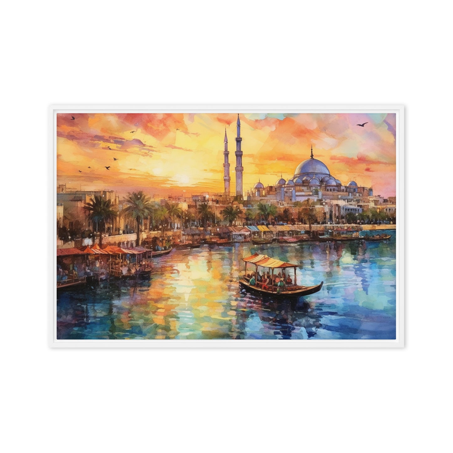 Customizable Framed Canvas (Horizontally)