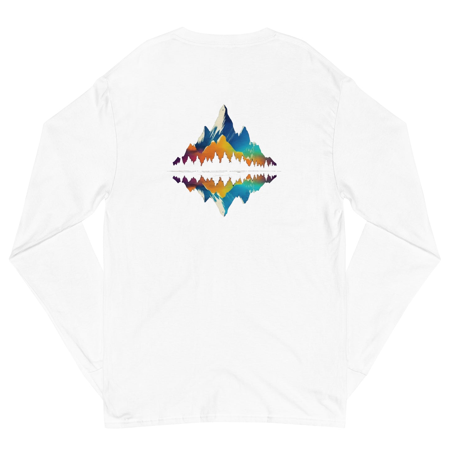 Customizable Men's Champion Long Sleeve Shirt - Embroidery & Back Graphic