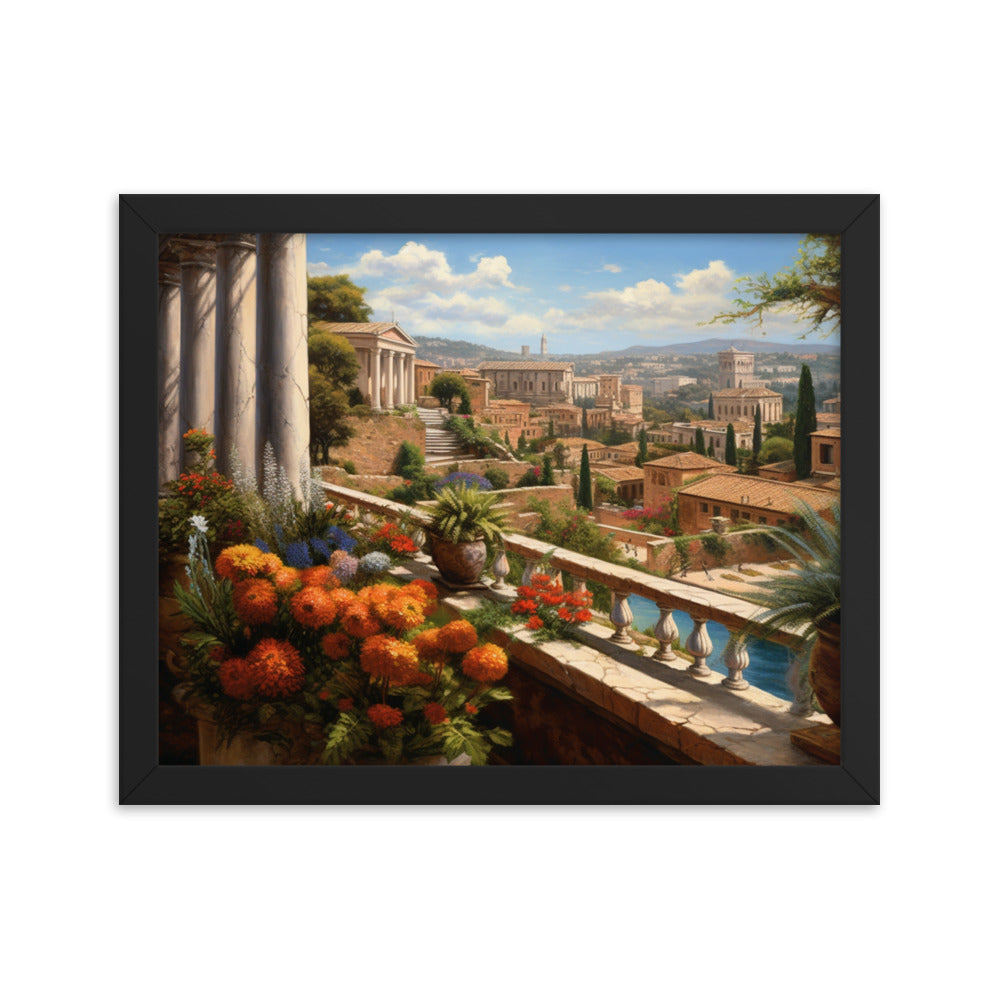Customizable Framed Photo Paper Poster (Horizontally)
