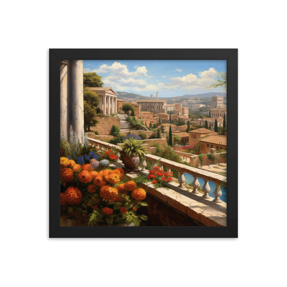 Customizable Framed Photo Paper Poster (Horizontally)