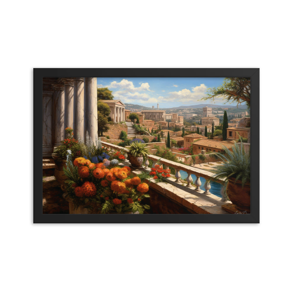 Customizable Framed Photo Paper Poster (Horizontally)