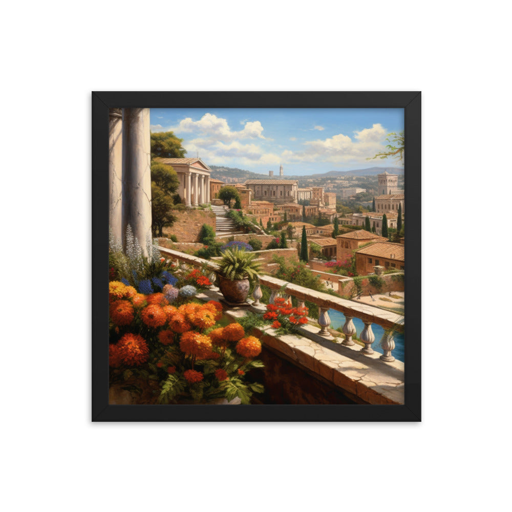 Customizable Framed Photo Paper Poster (Horizontally)