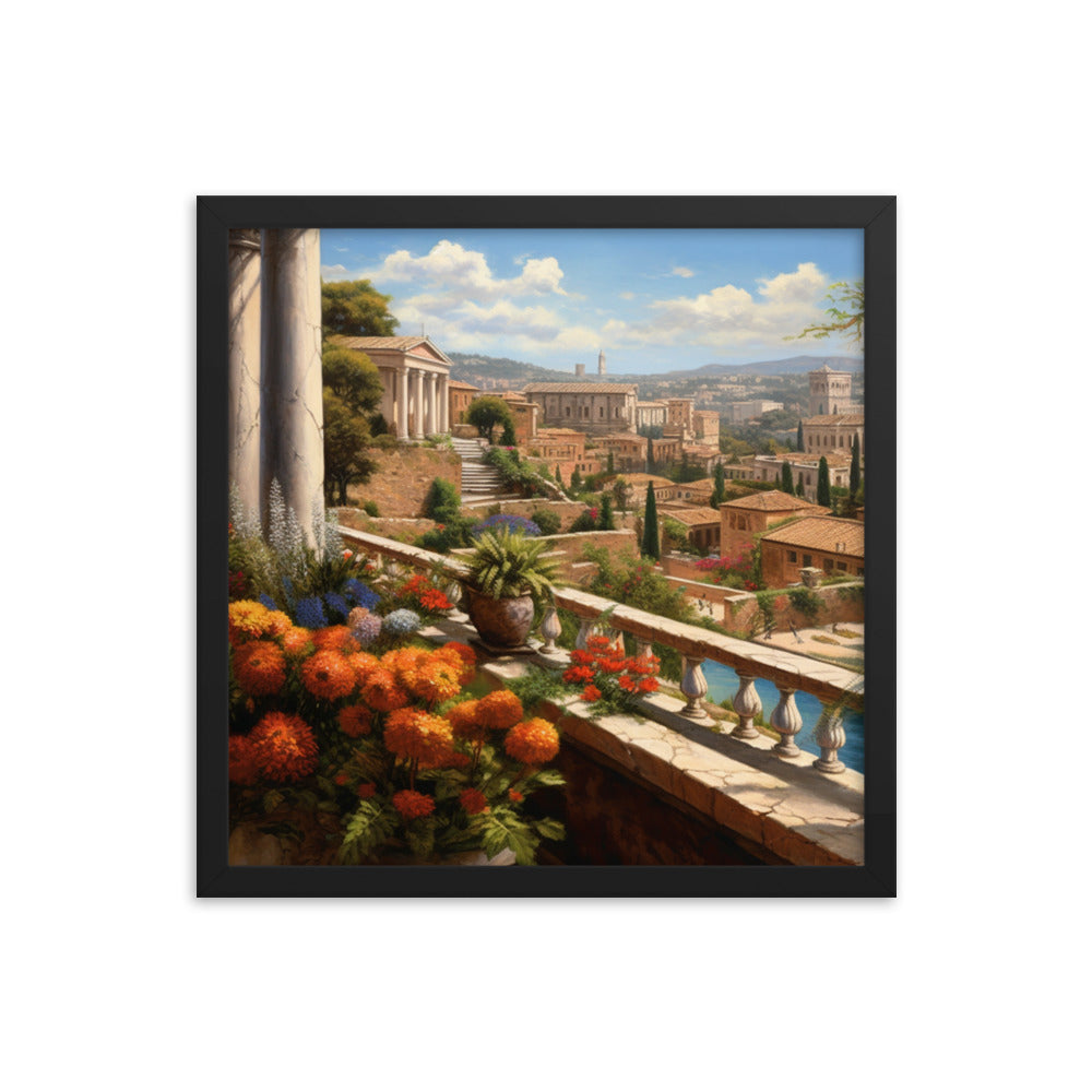Customizable Framed Photo Paper Poster (Horizontally)