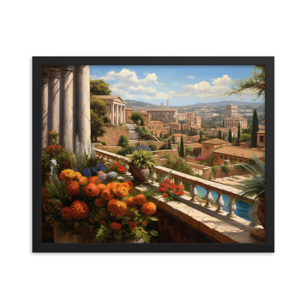 Customizable Framed Photo Paper Poster (Horizontally)