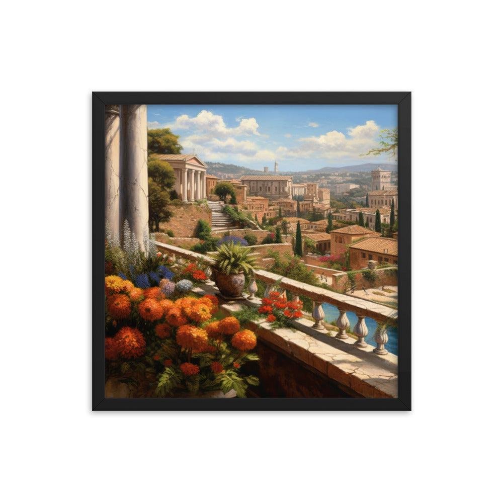 Customizable Framed Photo Paper Poster (Horizontally)