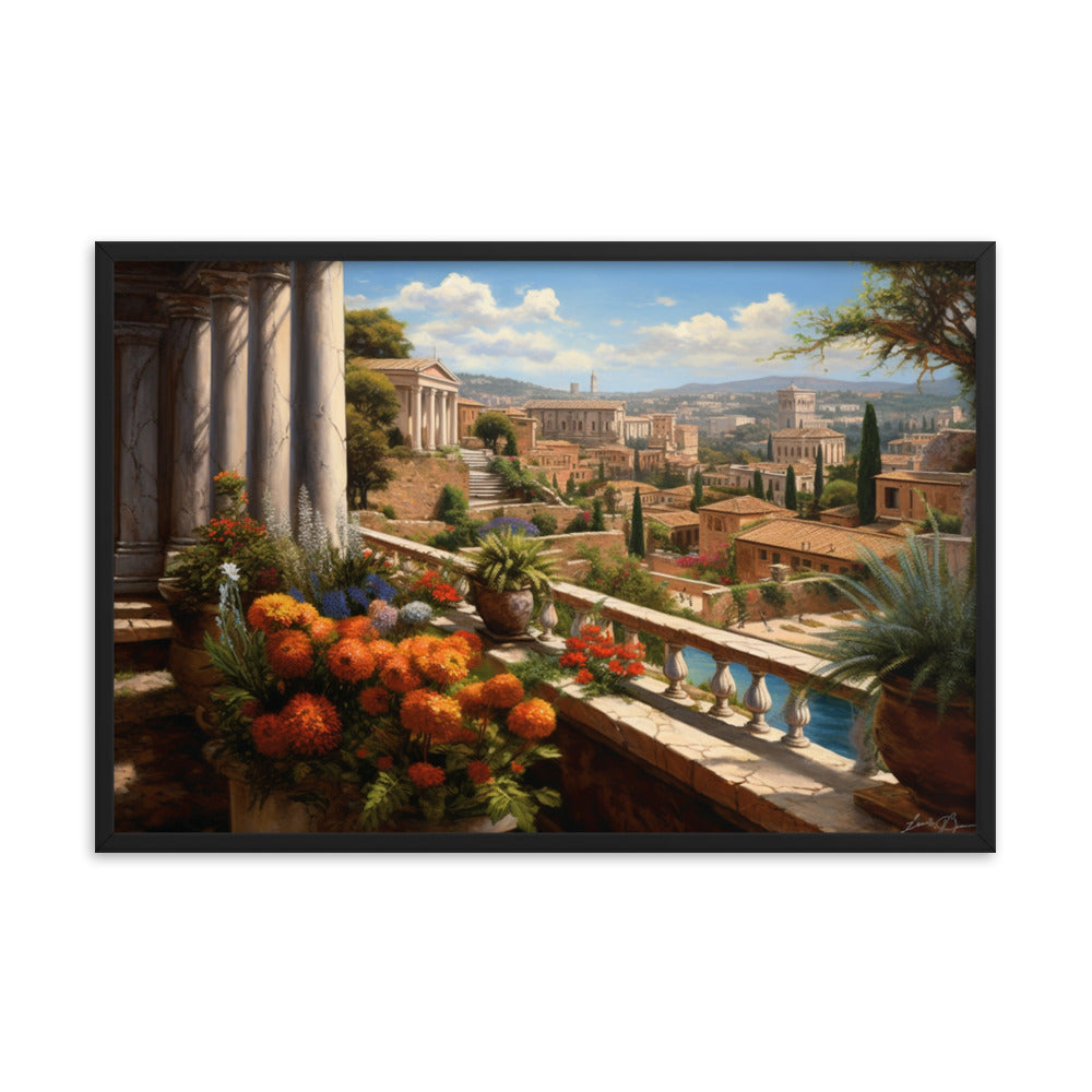 Customizable Framed Photo Paper Poster (Horizontally)