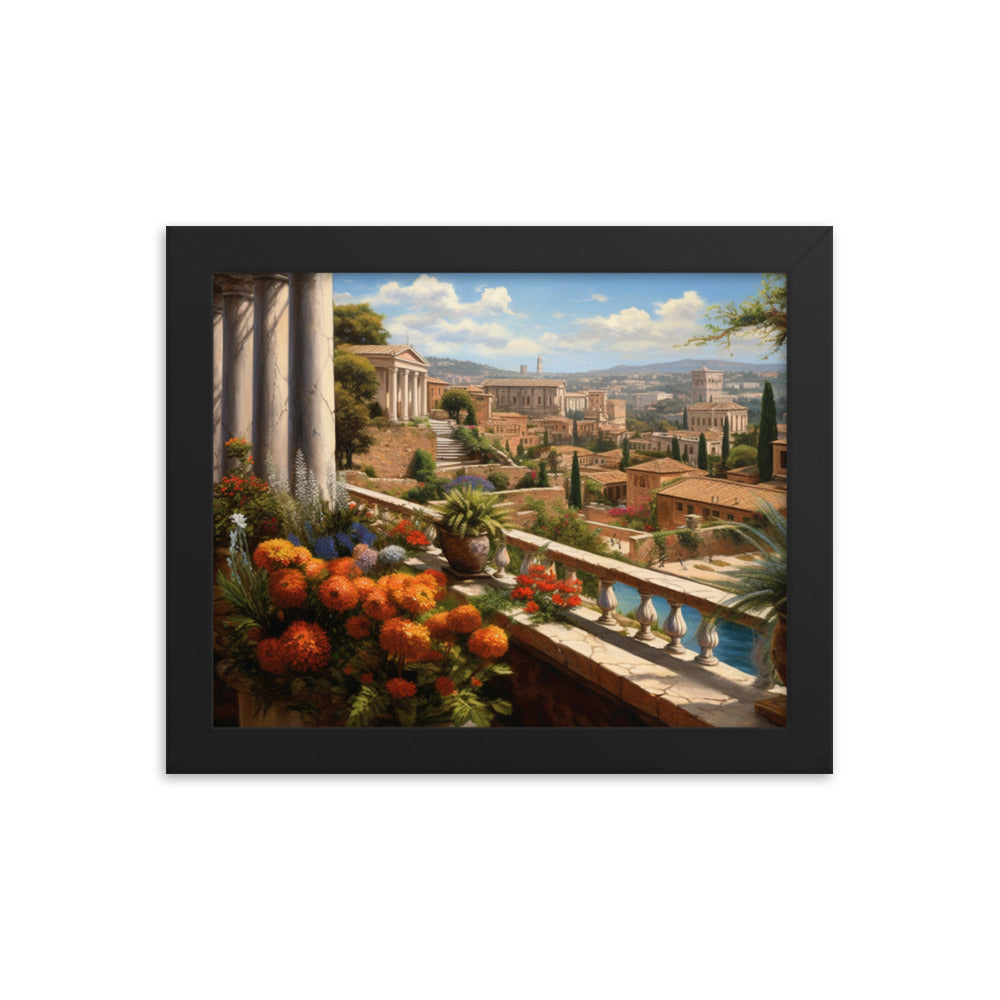 Customizable Framed Photo Paper Poster (Horizontally)