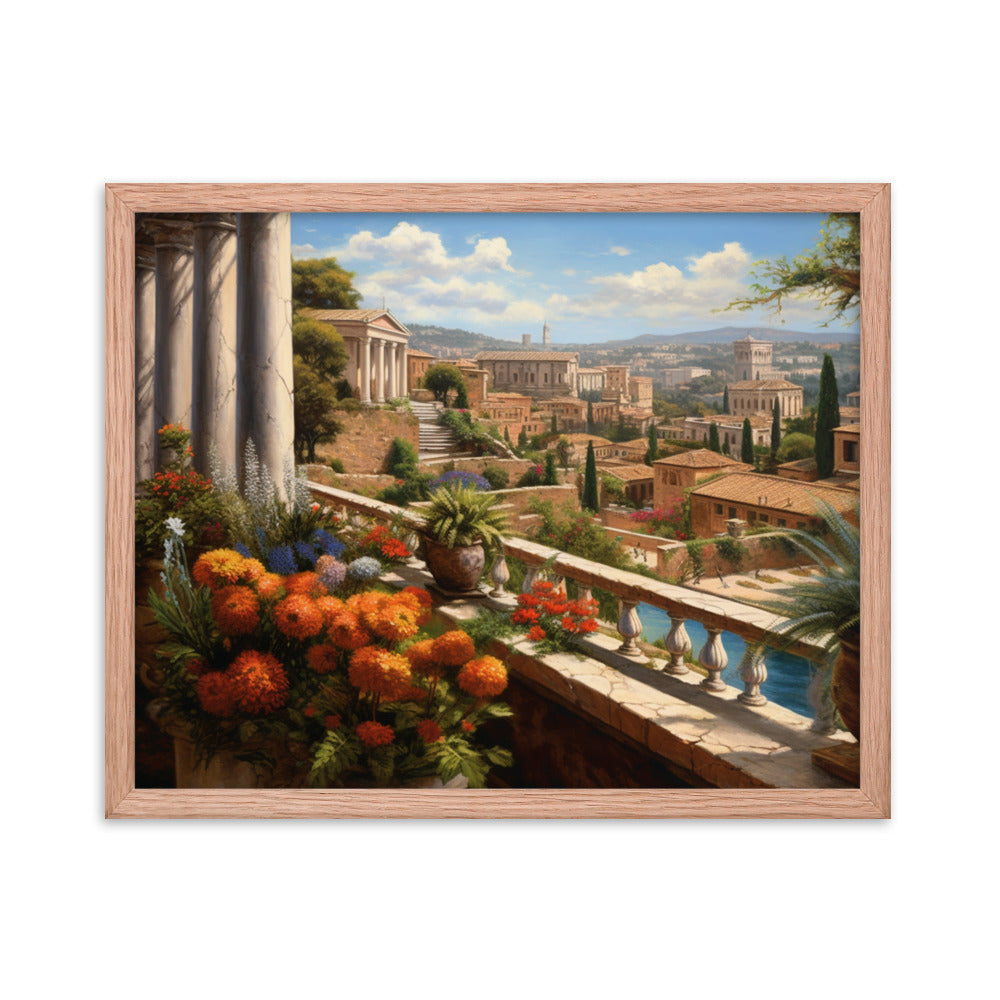 Customizable Framed Photo Paper Poster (Horizontally)