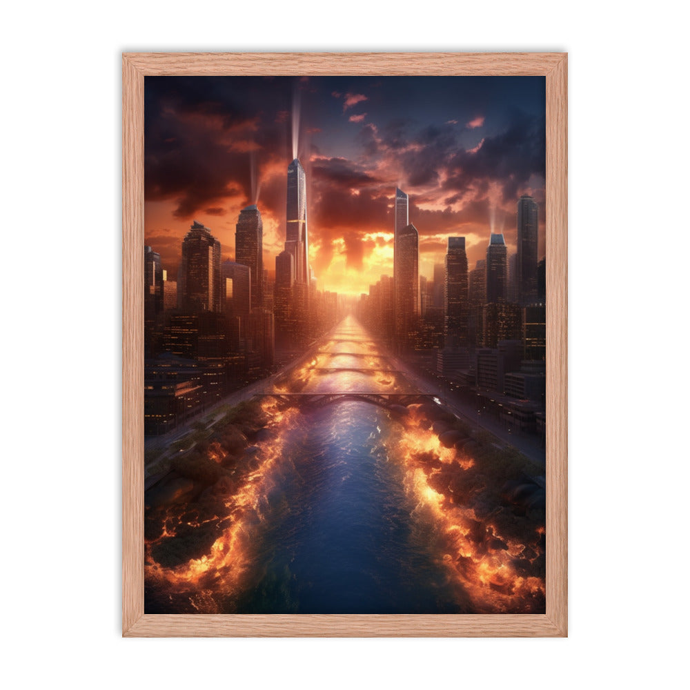 Customizable Framed Photo Paper Poster (Vertically)