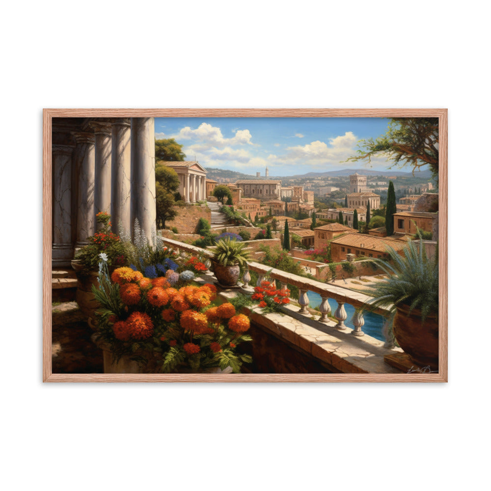 Customizable Framed Photo Paper Poster (Horizontally)