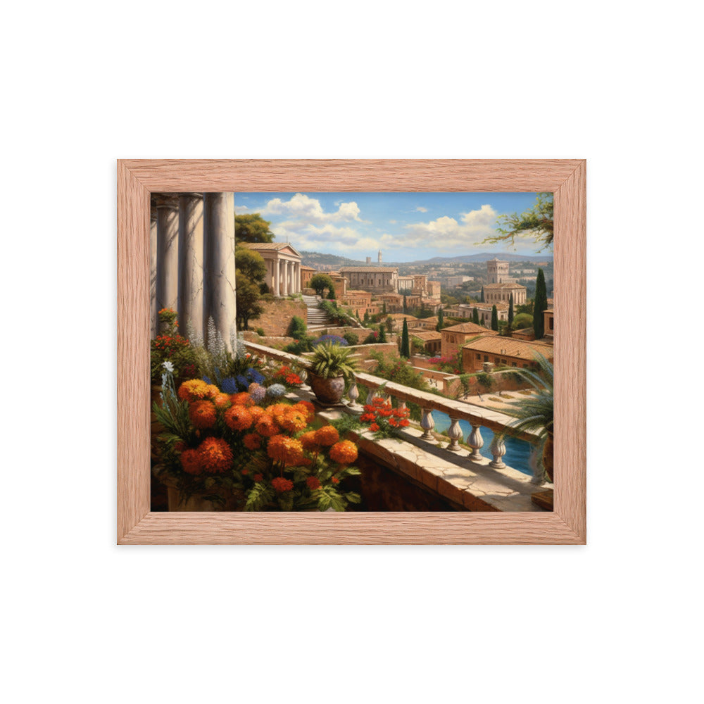 Customizable Framed Photo Paper Poster (Horizontally)