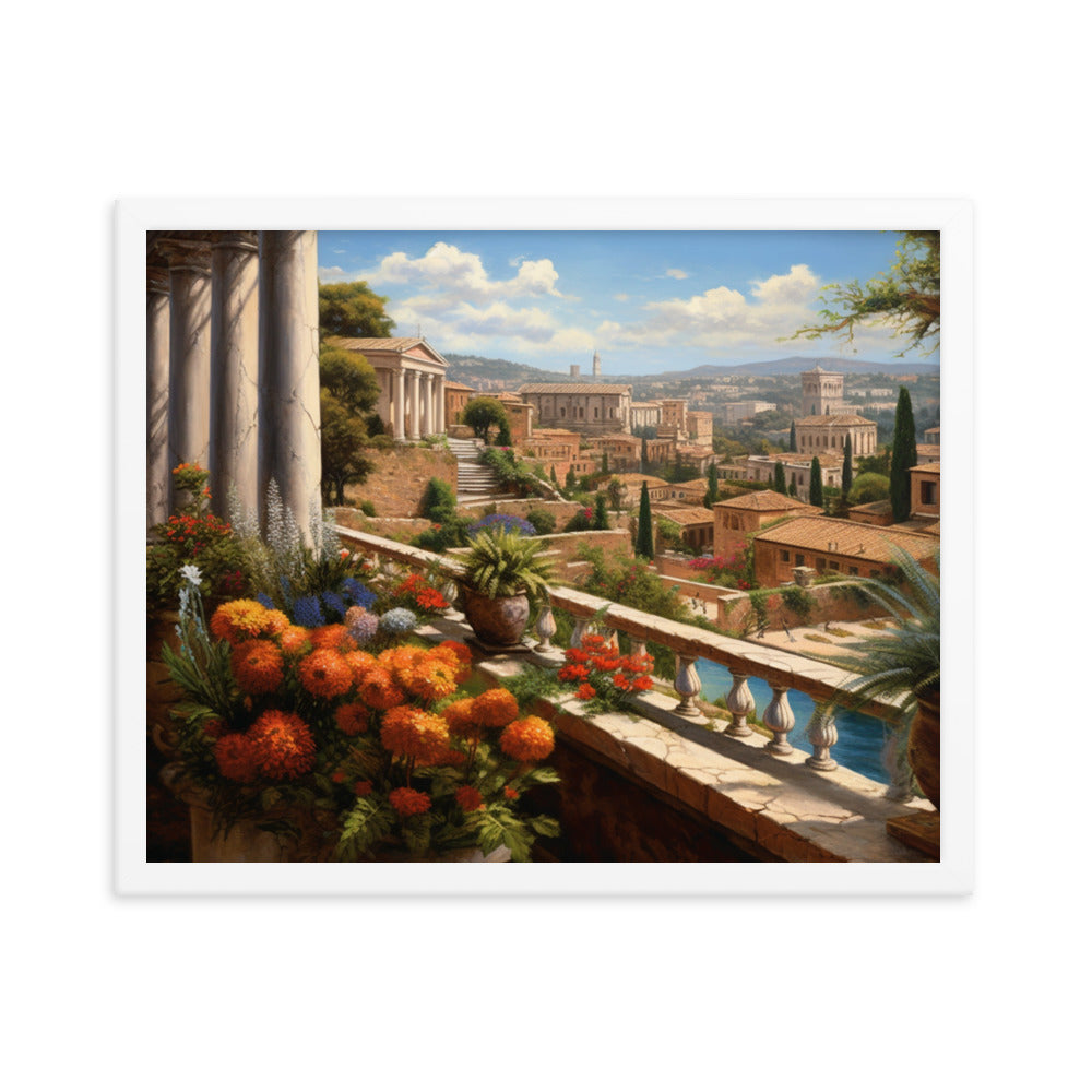 Customizable Framed Photo Paper Poster (Horizontally)
