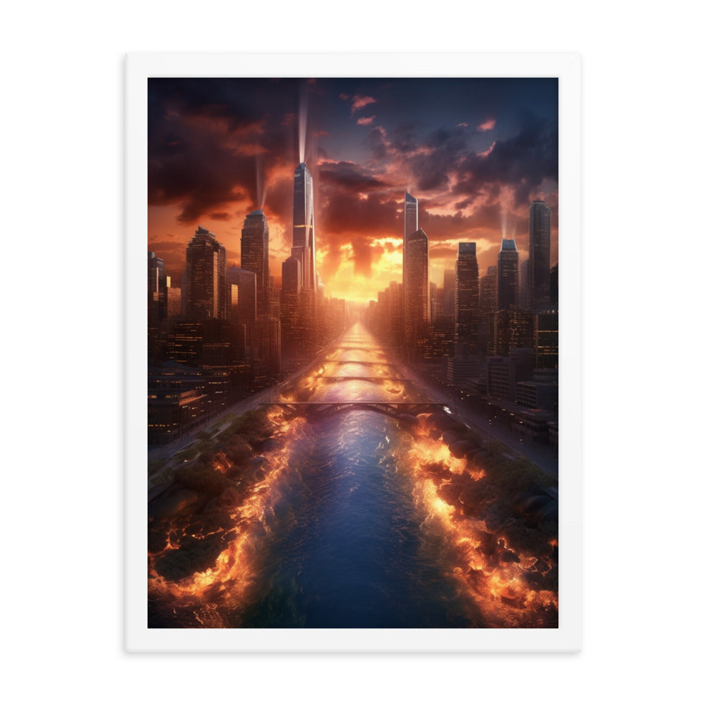 Customizable Framed Photo Paper Poster (Vertically)