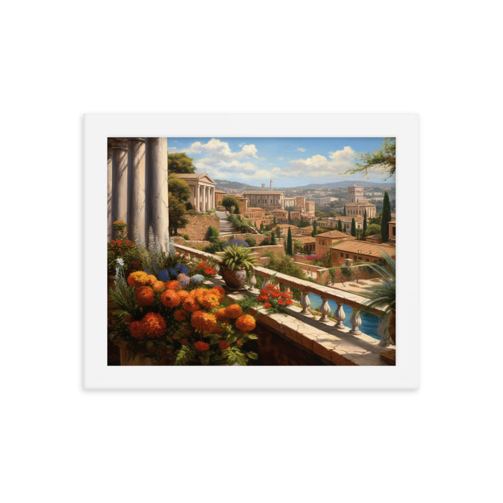 Customizable Framed Photo Paper Poster (Horizontally)