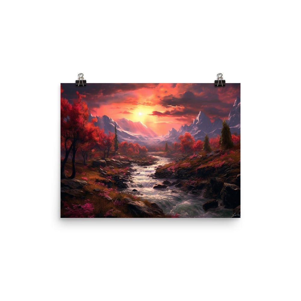 Customizable Photo Paper Poster (Horizontally)