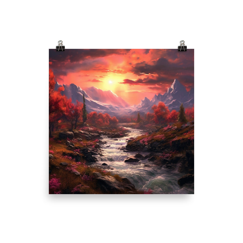 Customizable Photo Paper Poster (Horizontally)