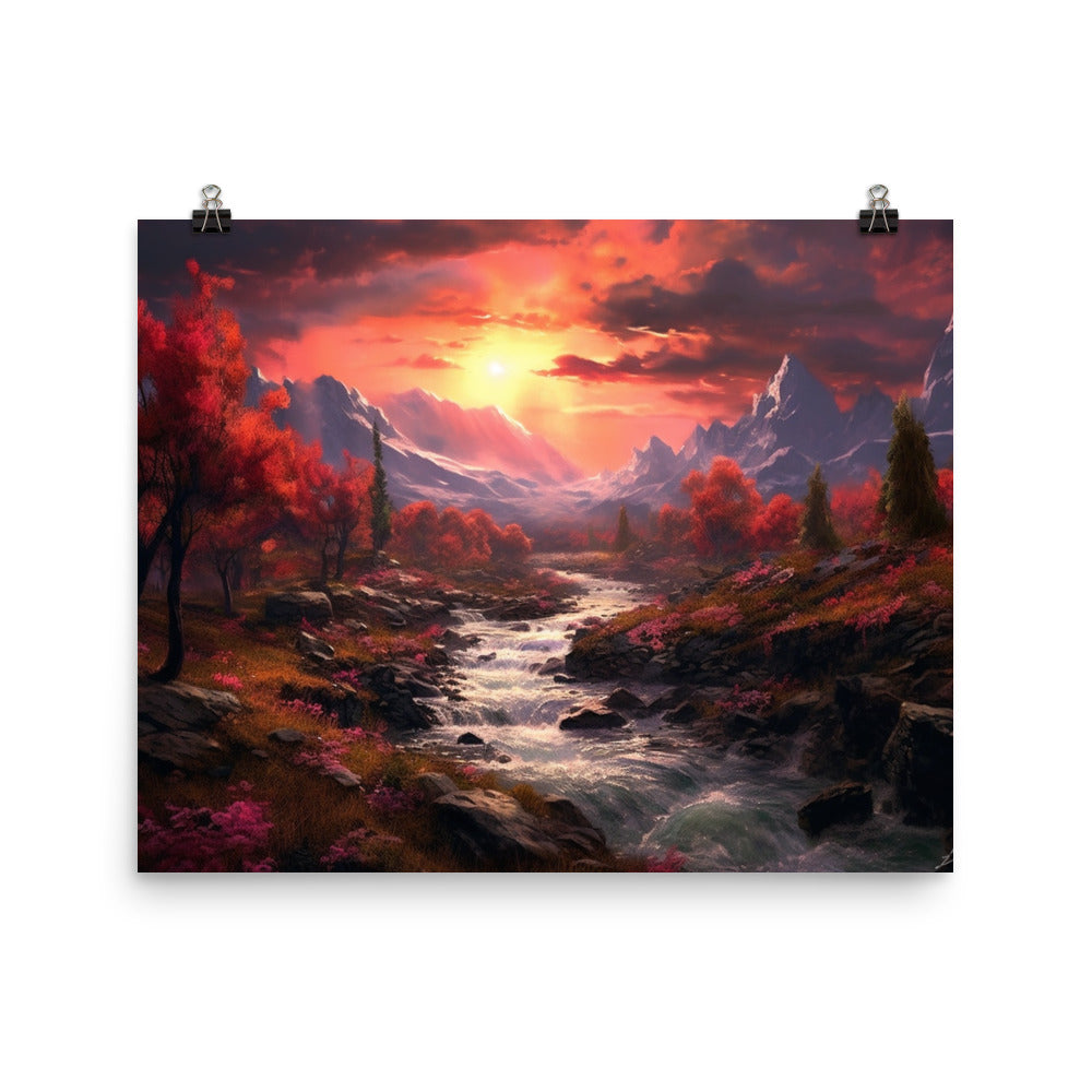 Customizable Photo Paper Poster (Horizontally)