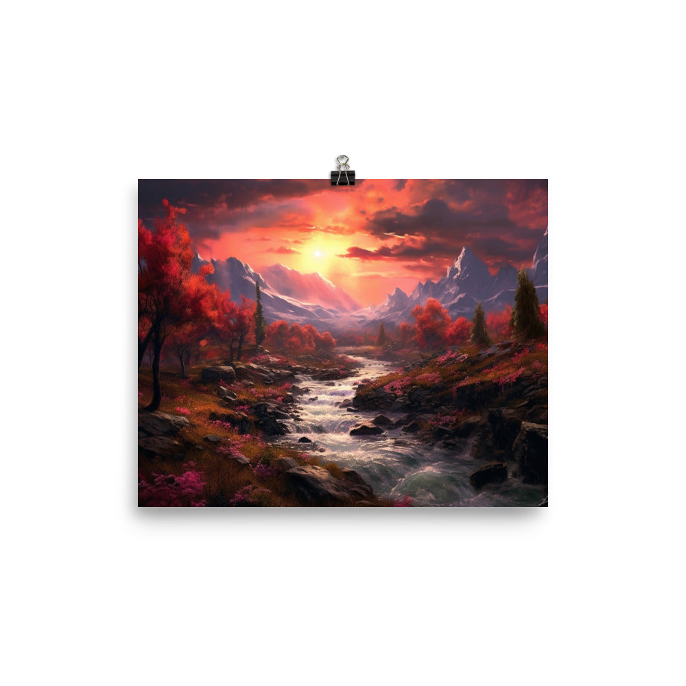 Customizable Photo Paper Poster (Horizontally)