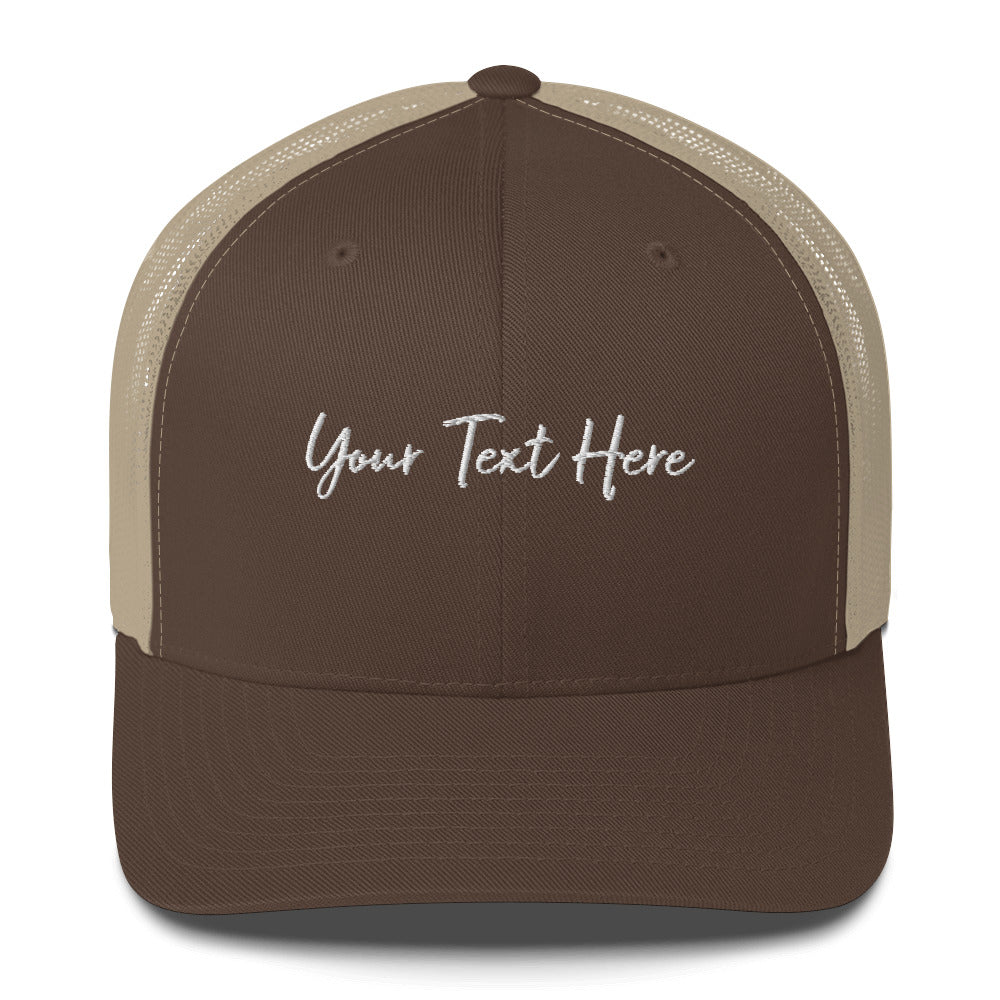 Customizable Trucker Cap - Embroidery