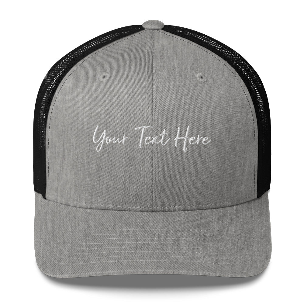 Customizable Trucker Cap - Embroidery