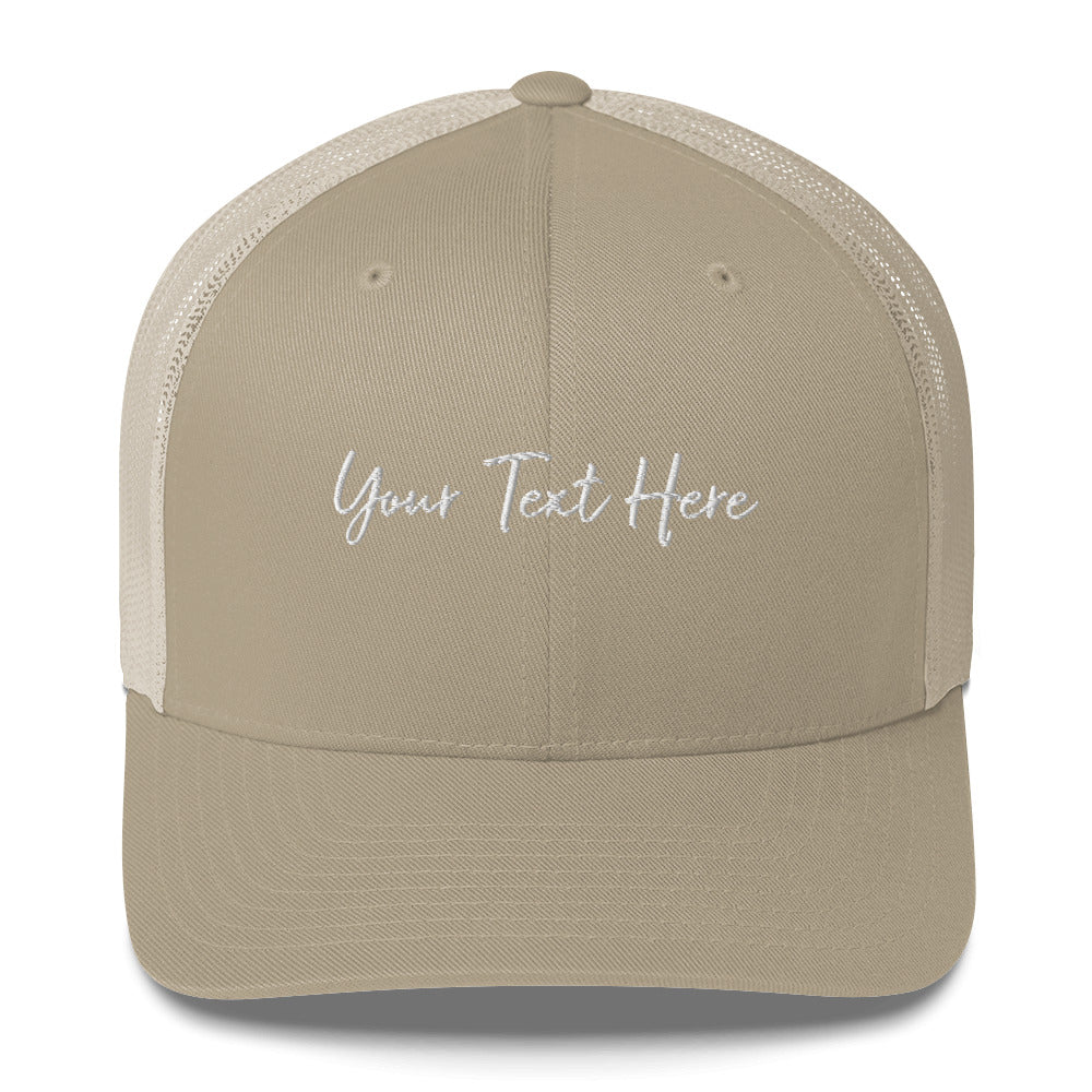 Customizable Trucker Cap - Embroidery