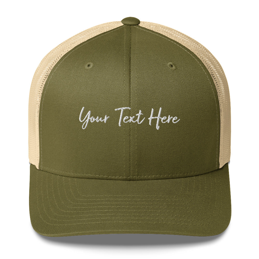 Customizable Trucker Cap - Embroidery