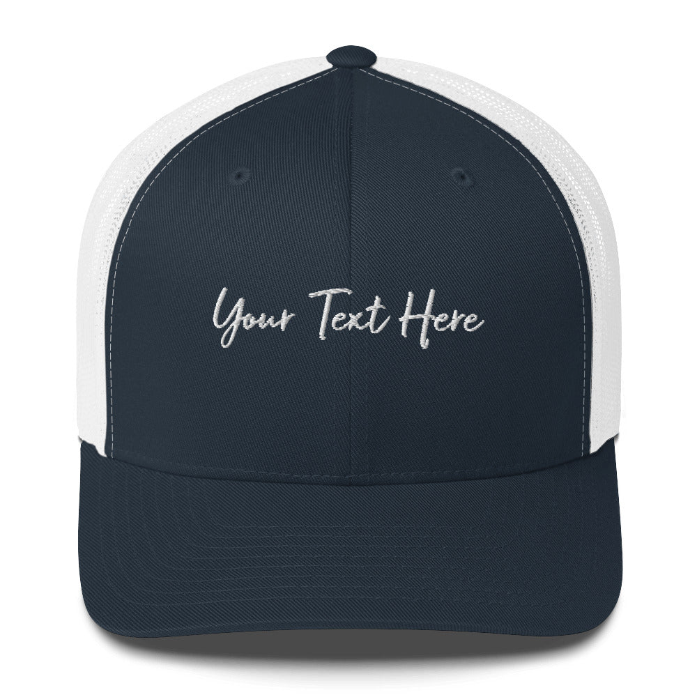 Customizable Trucker Cap - Embroidery