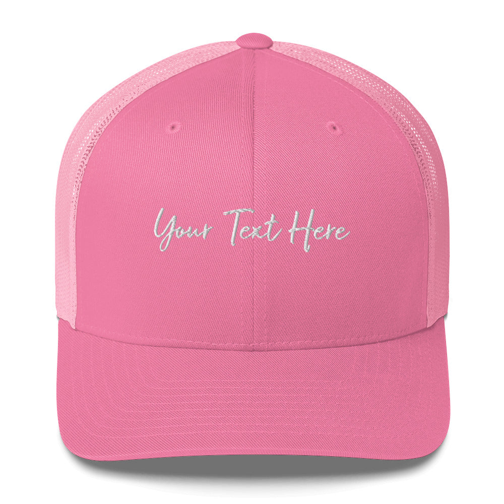 Customizable Trucker Cap - Embroidery